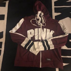 PINK Hoodie Sz L